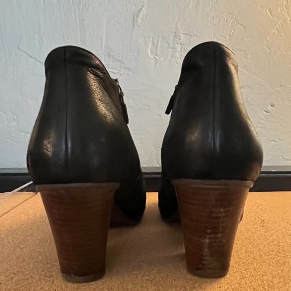 Dansko Stacked Heel Ankle Booties - Picture 3 of 4
